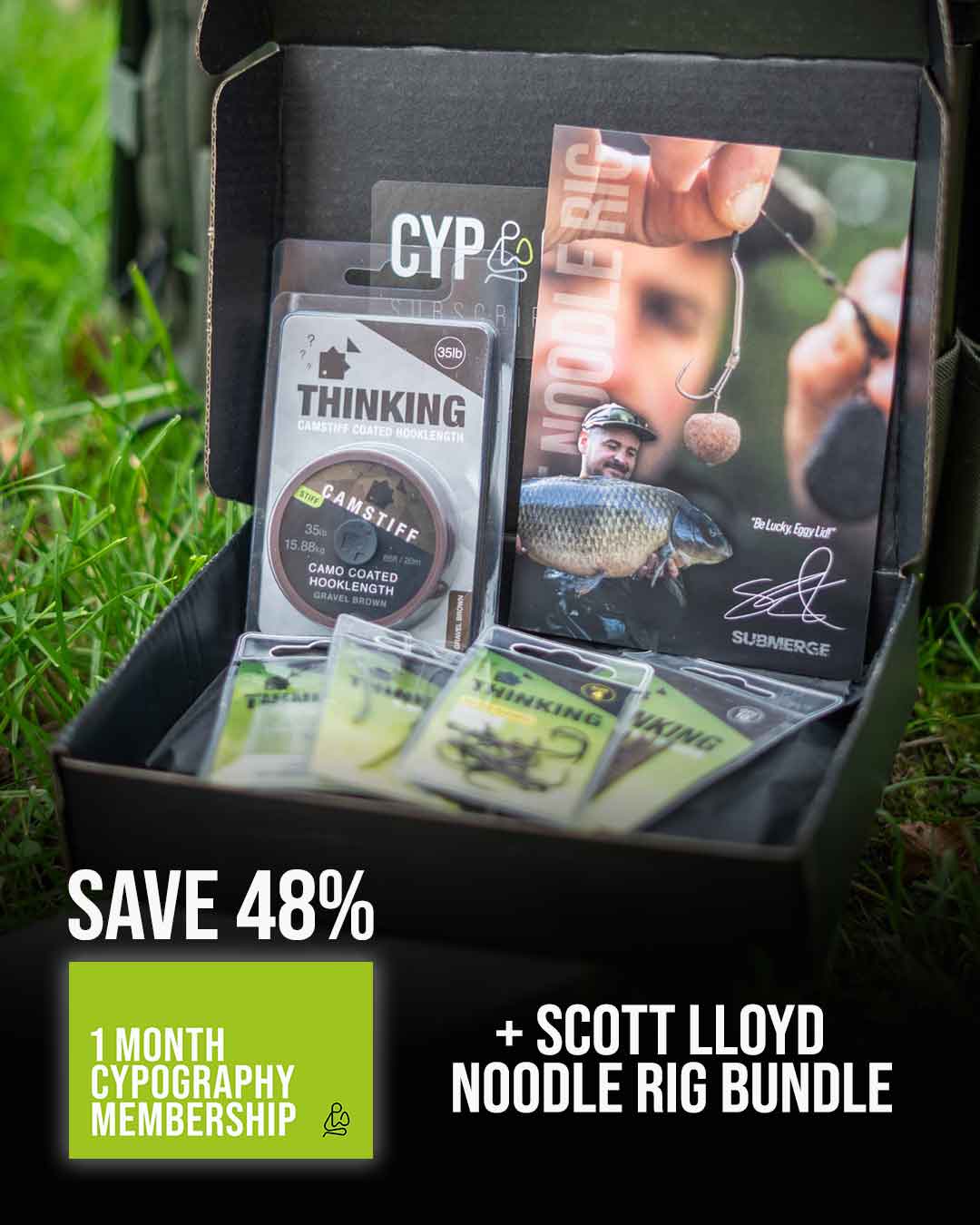 carp fishing subscription box uk Scott Lloyd "Noodle Rig" Bundle + 1 Month CYP Membership (VALUE £48.49)