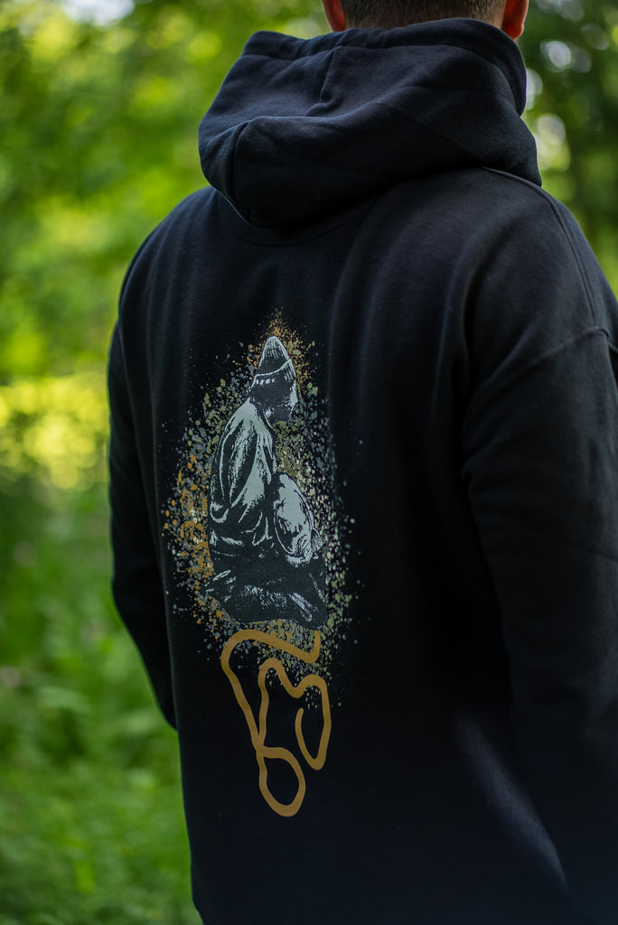 Baby Whale Hoody | Black