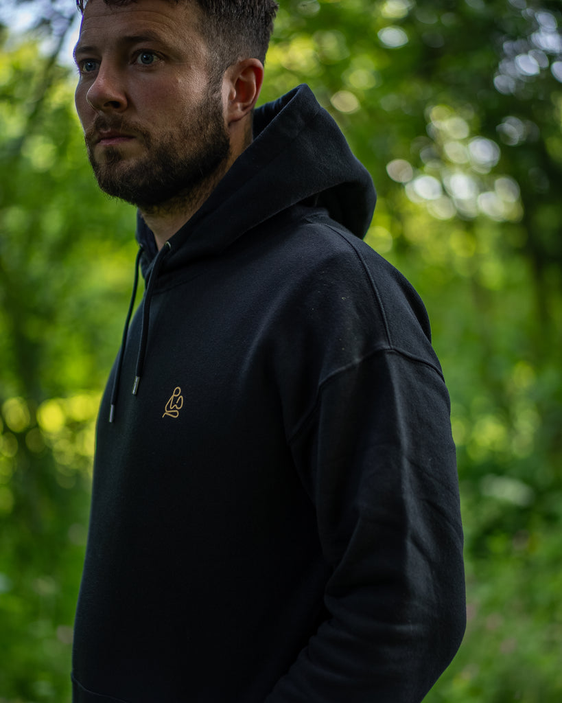 Baby Whale Hoody | Black