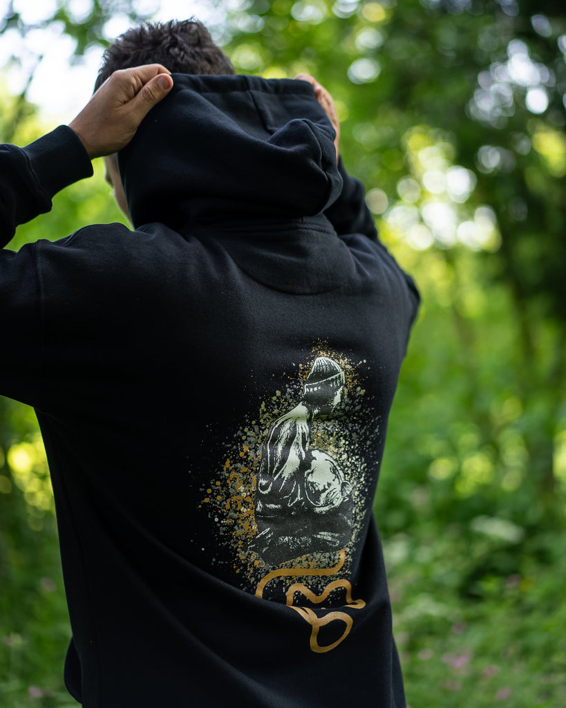 Baby Whale Hoody | Black
