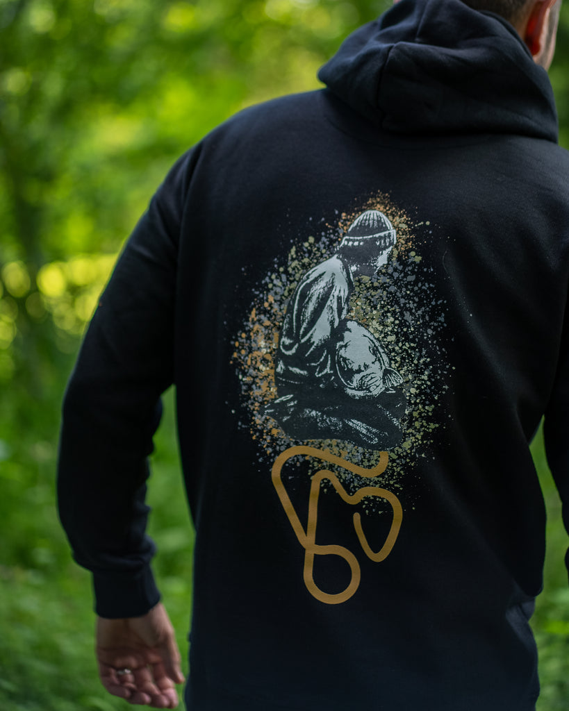Baby Whale Hoody | Black